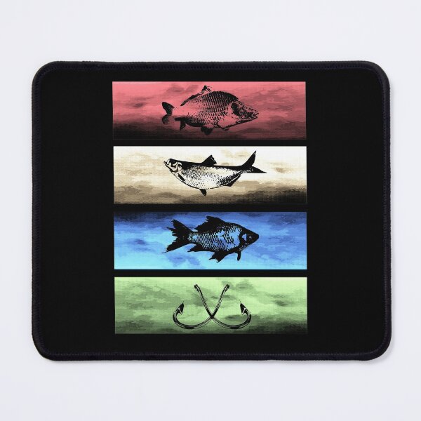 Item preview, Fish fisherman angler fishing angling fishing hooks retro vintage design designed and sold by brunsch-print.