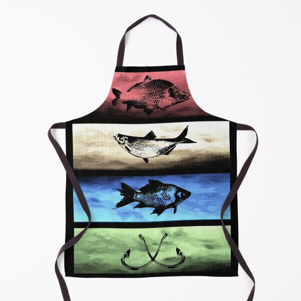 Item preview, Fish fisherman angler fishing angling fishing hooks retro vintage design designed and sold by brunsch-print.