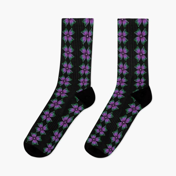 Item preview, Fractal Flower, Purple and Green designed and sold by IssyDesigns.