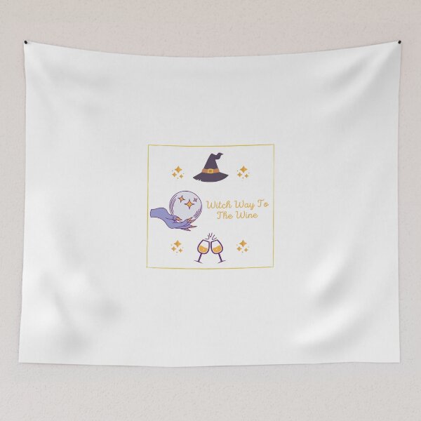 Item preview, WITCH WAY TO THE WINE - HALLOWEEN CLASSIC T-SHIRT designed and sold by Lenoord.
