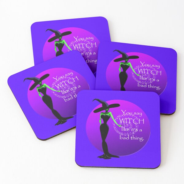 Item preview, You say WITCH like it's a bad thing, violet design... Halloween Witch design designed and sold by MystixJack.