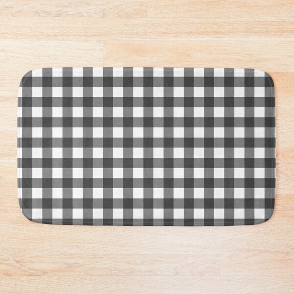 Item preview, Classic Petite Gingham Plaid (Black/Gray/White) designed and sold by hyproinc.