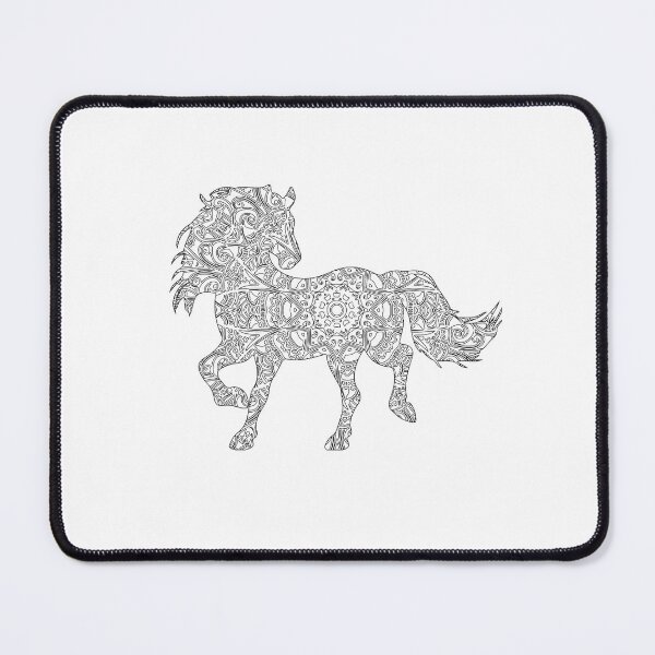 Item preview, Mandala horse designed and sold by Rosaliartbook.