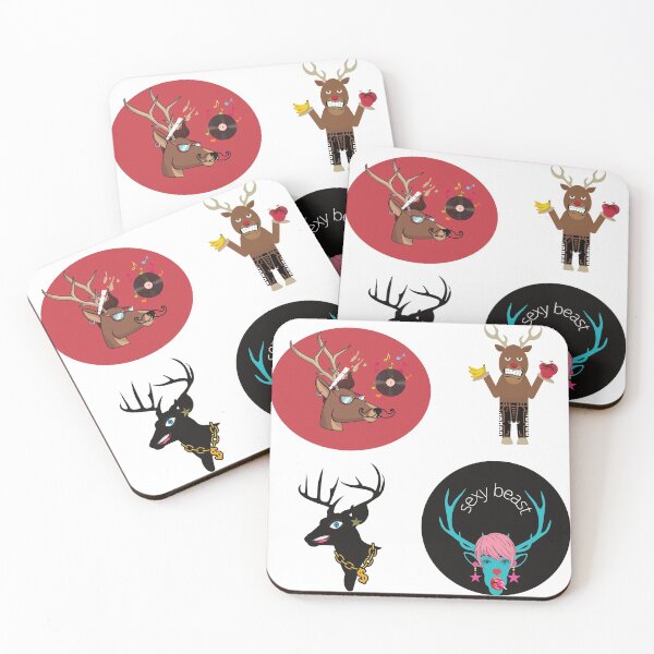 Item preview, Deery Deery Me Quirky and Cute Deer Stickers  designed and sold by haRexia.