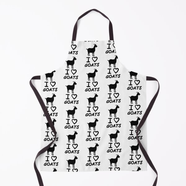 Item preview, Black I Love Goats for Goat Lovers designed and sold by Mochi-Merch.