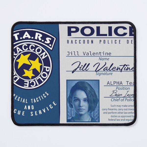 Item preview, Jill Valentine - S.T.A.R.S. card designed and sold by Mikespiritz.
