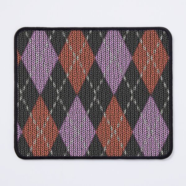 Item preview, Argyle knit pattern, Purple brown red argyle, argyle sweater designed and sold by Nostrathomas66.