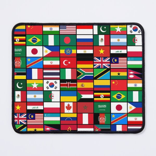 Item preview, Worlds Flags Pattern, Various Flags of The World, Geography Lovers  designed and sold by levsal.