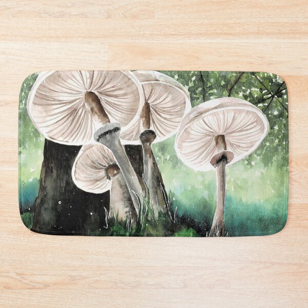Item preview, Four toadstool mushrooms designed and sold by TwoFullMoonsArt.