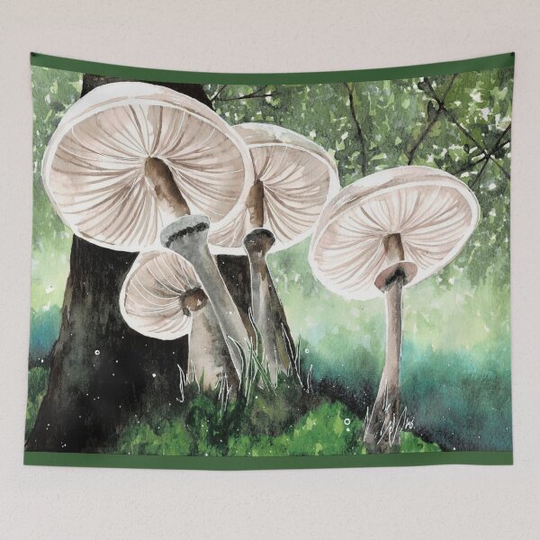 Item preview, Four toadstool mushrooms designed and sold by TwoFullMoonsArt.
