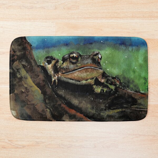 Item preview, Toad on log designed and sold by TwoFullMoonsArt.