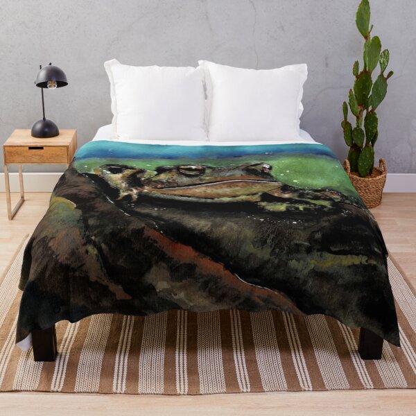 Item preview, Toad on log designed and sold by TwoFullMoonsArt.