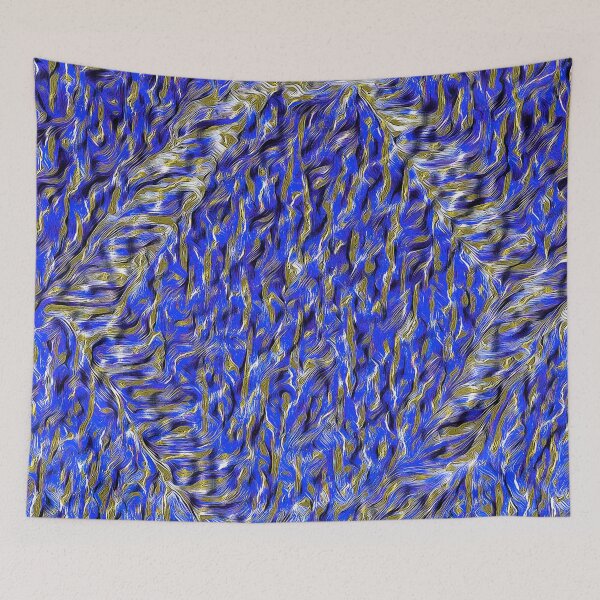 Item preview, Cobalt Blue and Gold Rhombus designed and sold by fatenanwar.