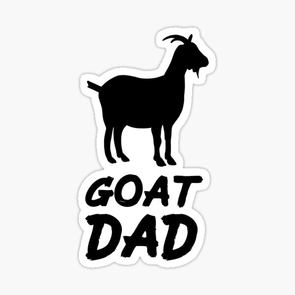 Item preview, Goat Dad for Goat Lovers, Black designed and sold by Mochi-Merch.