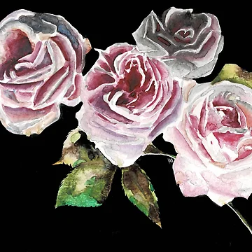 Artwork thumbnail, Four Roses by TwoFullMoonsArt