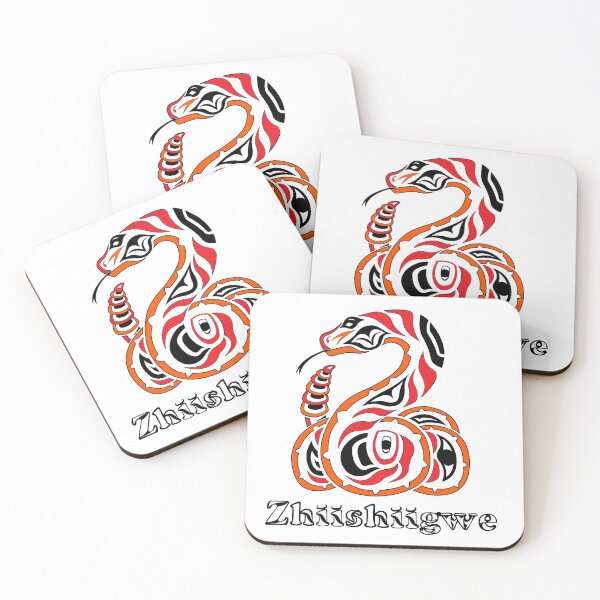 Item preview, Rattle Snake (Zhiishiigwe) designed and sold by KendraHowland.