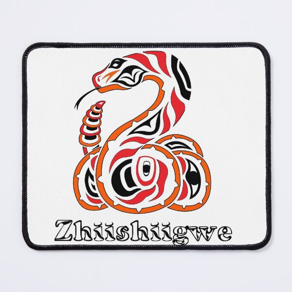 Item preview, Rattle Snake (Zhiishiigwe) designed and sold by KendraHowland.