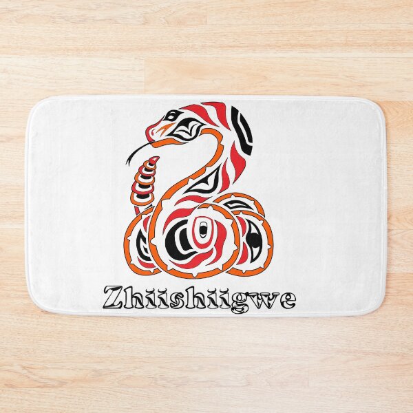 Item preview, Rattle Snake (Zhiishiigwe) designed and sold by KendraHowland.