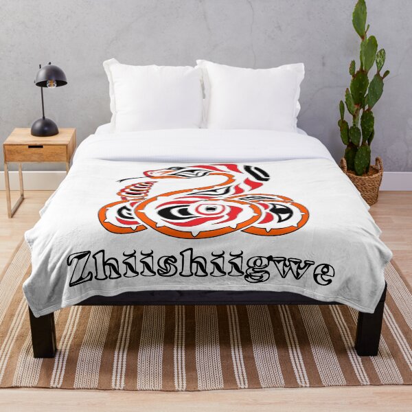 Item preview, Rattle Snake (Zhiishiigwe) designed and sold by KendraHowland.