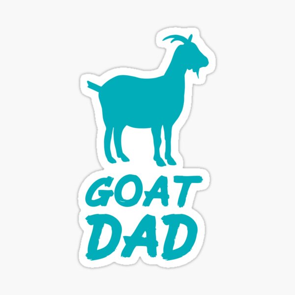 Item preview, Goat Dad for Goat Lovers, Blue designed and sold by Mochi-Merch.