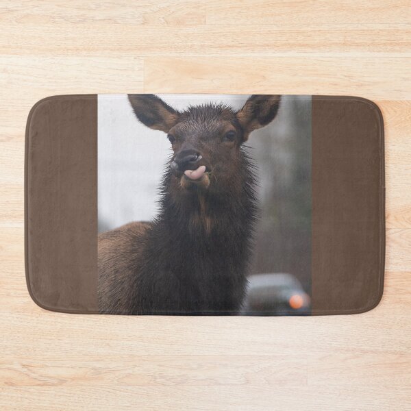Item preview, Funny Roosevelt Elk Sticking out tongue designed and sold by Steven Holt.