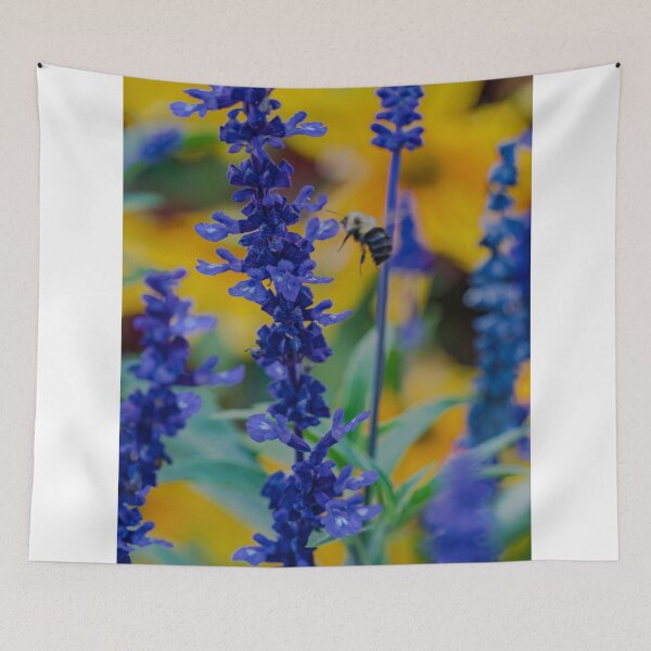 Item preview, A Lavender among sunflowers with a bee designed and sold by Ra5kar.