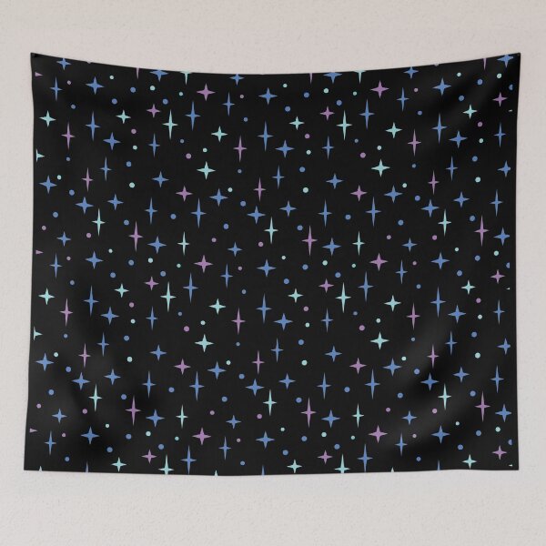 Item preview, Blue and Purple Twinkles designed and sold by tryinart.