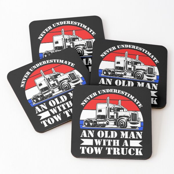 Item preview, Funny Tow Truck Driver Never Underestimate An Old Man With A Tow Truck designed and sold by TopDawgDesigns.