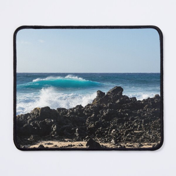 Item preview, Rough Shore - Signature Lava Rocks and Waves in Hawaii designed and sold by Georgia Mizuleva.