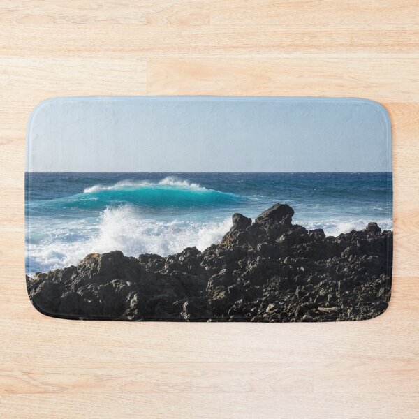 Item preview, Rough Shore - Signature Lava Rocks and Waves in Hawaii  designed and sold by Georgia Mizuleva.
