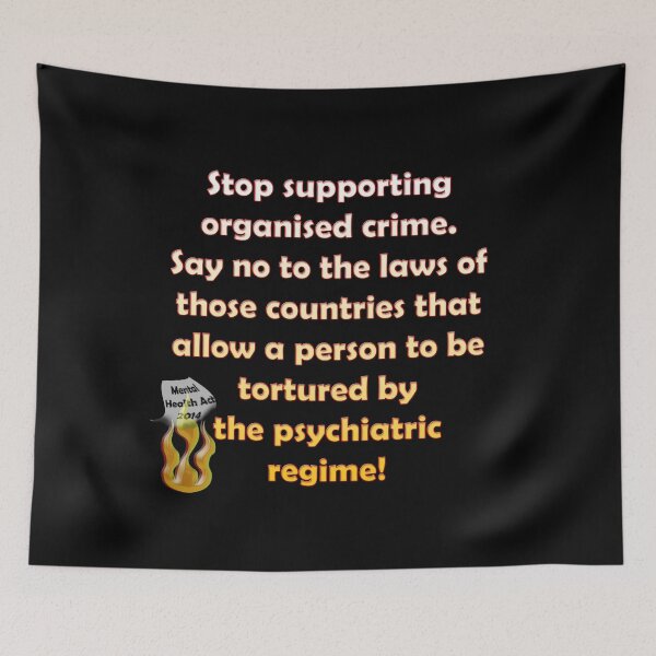 Item preview, Stop the organised crime designed and sold by InitiallyNO.
