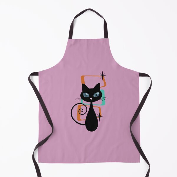Item preview, Retro kitty cat against atomic minimalistic background designed and sold by LisWilliams.