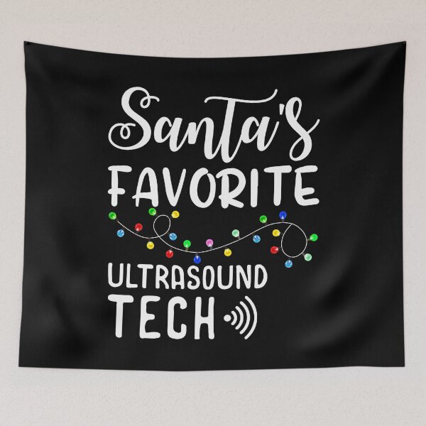 Item preview, Santas Favorite Ultrasound Tech Funny Sonographer designed and sold by TopDawgDesigns.