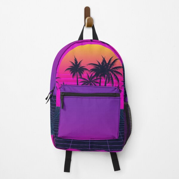 Item preview, Retrowave Sunset and Palm Trees designed and sold by muskitt.