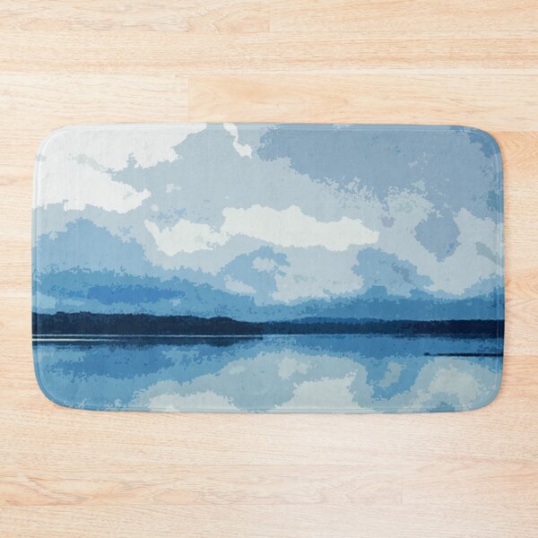 Item preview, clouds reflecting in a lake designed and sold by Greengardens36.