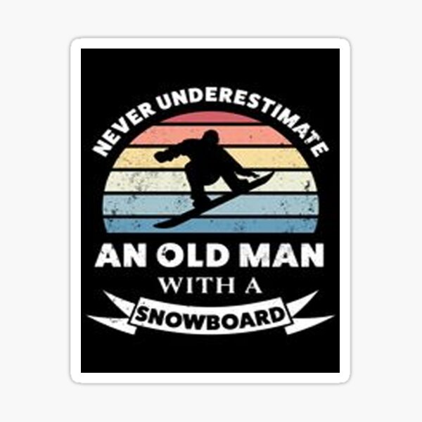 Snowboard Silhouette v1 Decal Sticker