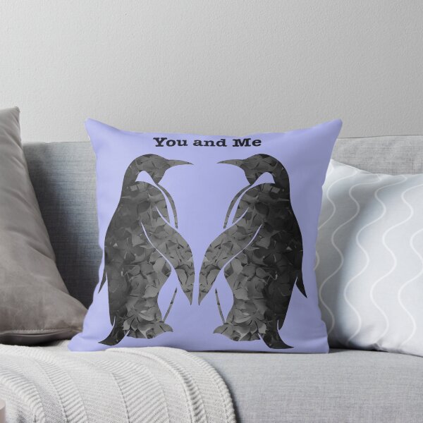 Item preview, Two penguins (blue) designed and sold by MidnightMagpie.