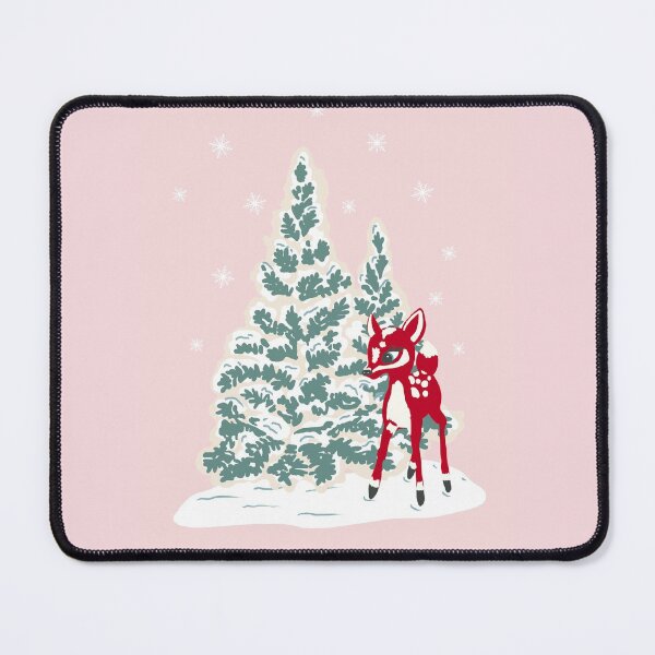 Item preview, Vintage Christmas Tree Cookies with Baby Deer Cake Decoration designed and sold by NattyDesigns.