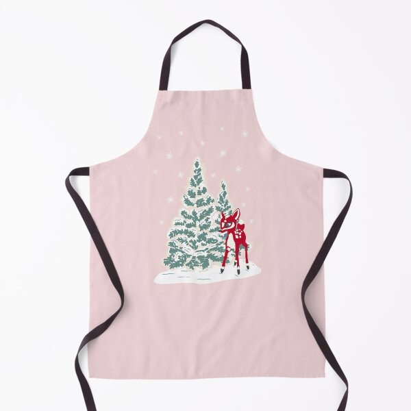 Item preview, Vintage Christmas Tree Cookies with Baby Deer Cake Decoration designed and sold by NattyDesigns.