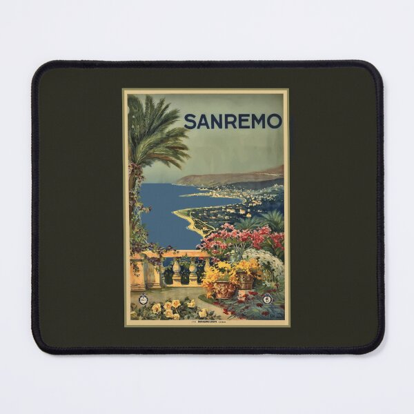Item preview, Sanremo Vintage Artwork - Sanremo Italy Art Reproduction designed and sold by molamode.