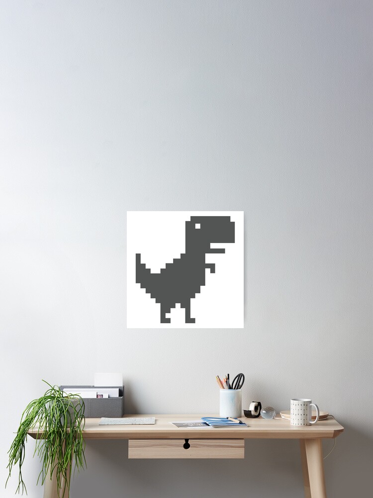 Chrome Dino, The Dinosaur Game, T-Rex Game, No Internet Laptop Skin by  Zen20