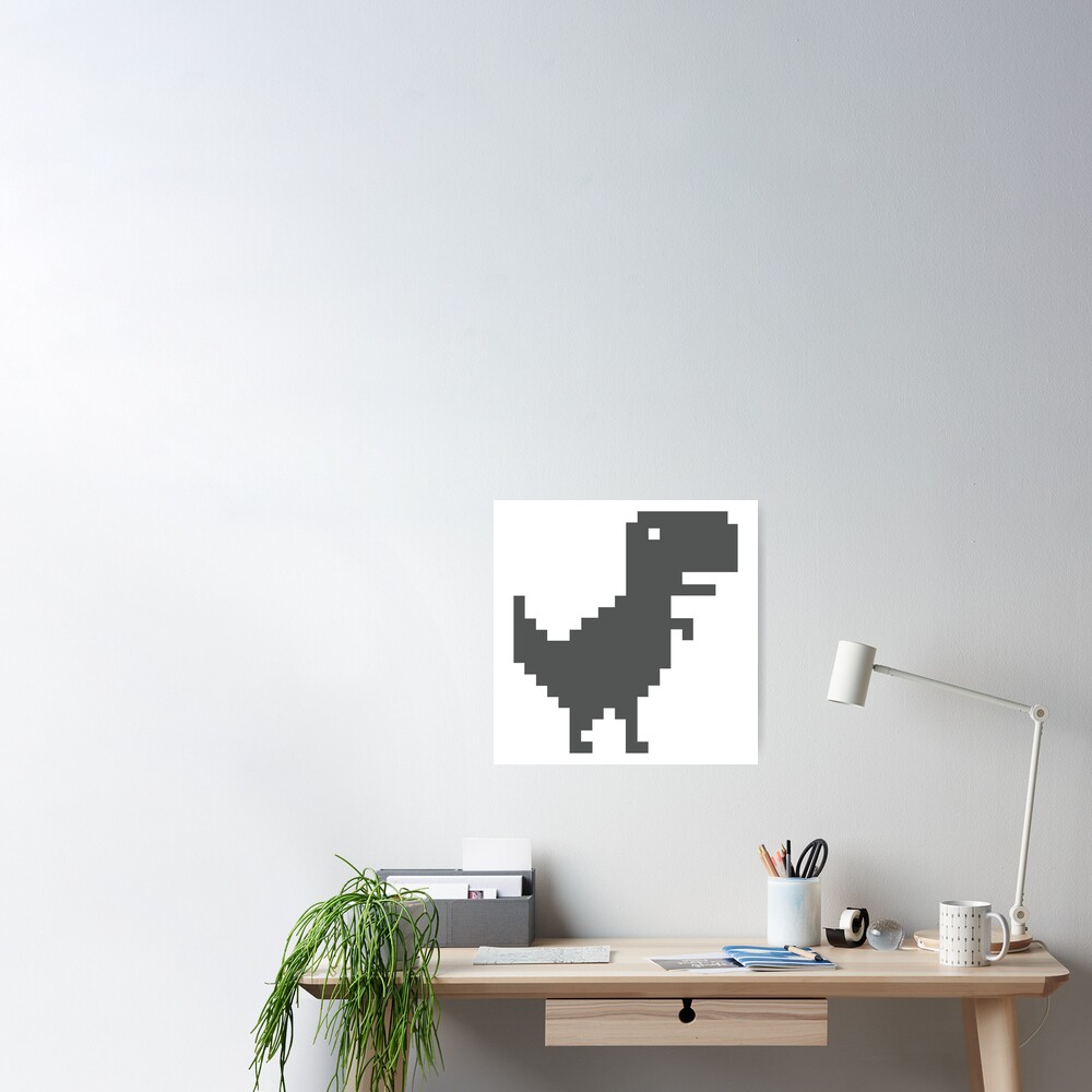 Chrome Dino, The Dinosaur Game, T-Rex Game Tapestry by Zen20