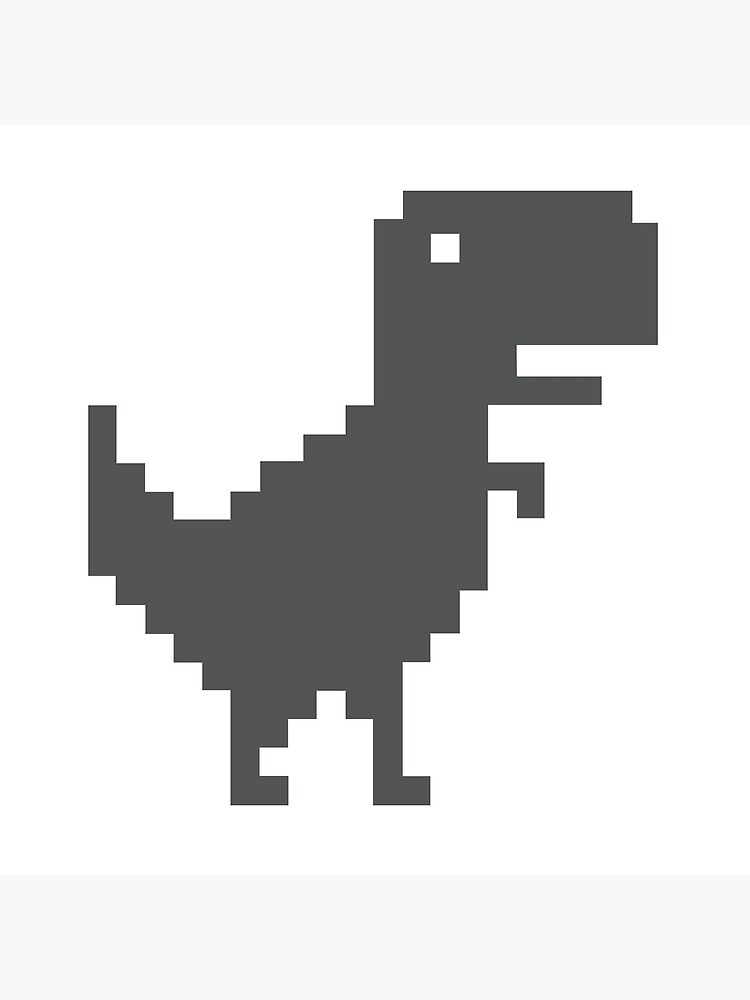 Dinosaur Game T-rex Google Chrome No Internet Browser Game Magnet Perler  Bead Art 