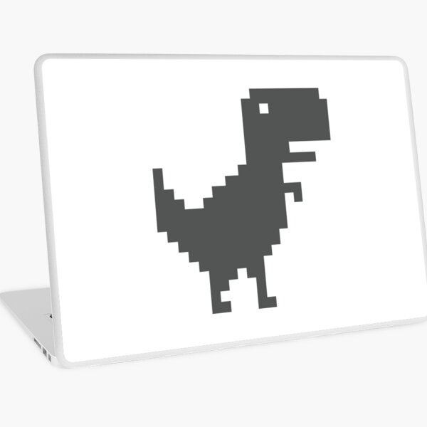 Chrome Dino Vinyl Decal for Car (gaming dinosaur offline google) for laptop