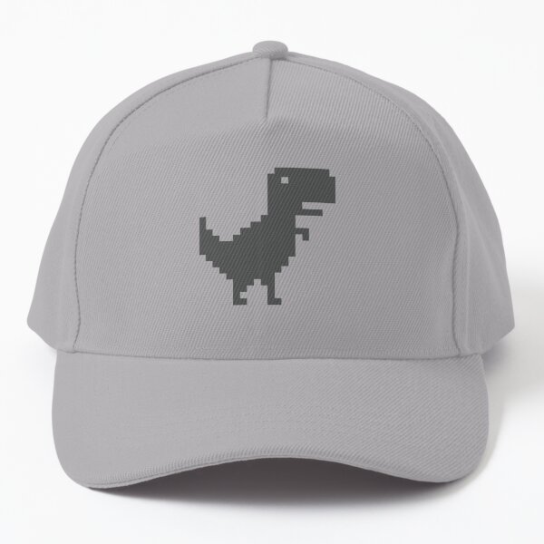 Boné de beisebol para homens e mulheres, cromado Dino, The Dinosaur Game, T- Rex Game, viseira Streetwear, chapéu engraçado, chapéus Rave - AliExpress