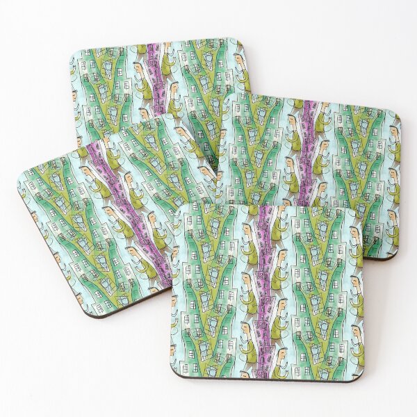 Item preview, Walking Around the City Pattern designed and sold by RafaelLima7.