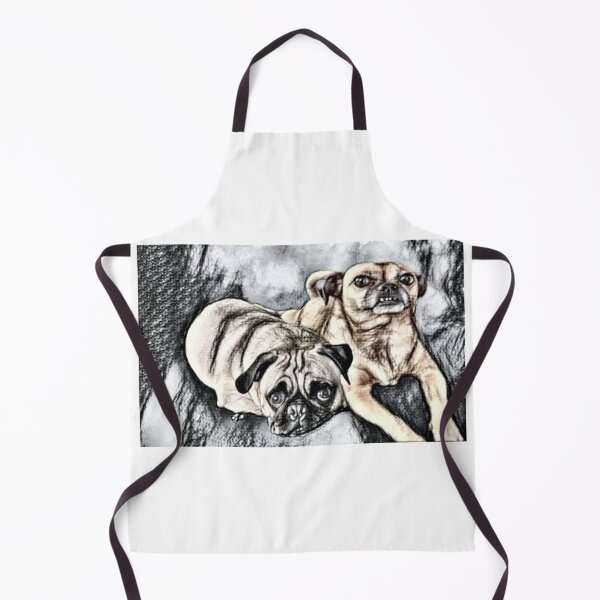 Item preview, Pugs Portrait designed and sold by WillowsWardrobe.