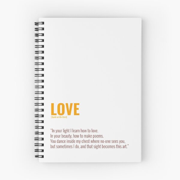 Item preview, Djalâl ad Dîn Rûmî Quotes About LOVE designed and sold by Studio TANFF.