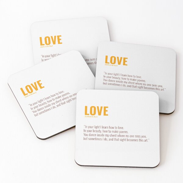 Item preview, Djalâl ad Dîn Rûmî Quotes About LOVE designed and sold by Studio TANFF.
