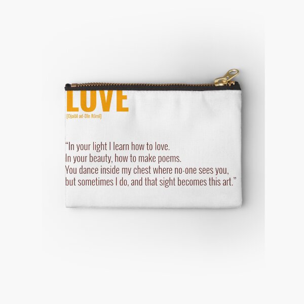 Item preview, Djalâl ad Dîn Rûmî Quotes About LOVE designed and sold by Studio TANFF.